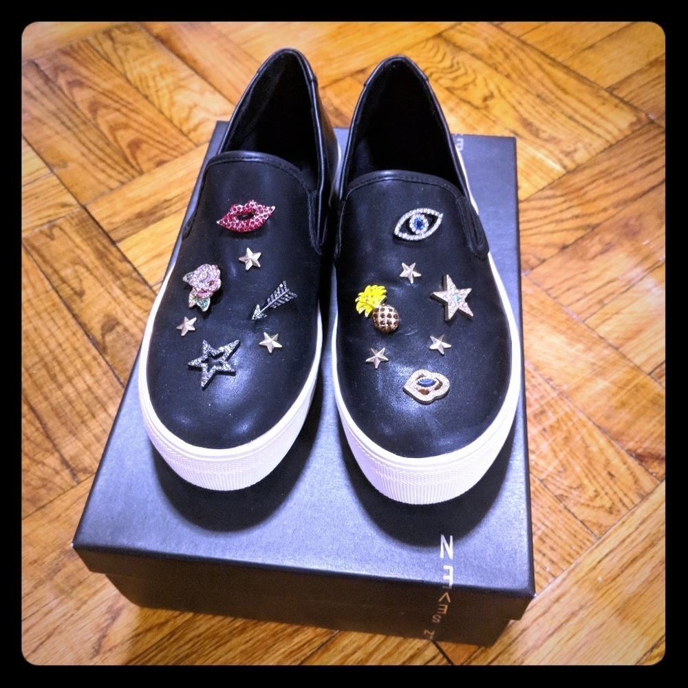 Steve Madden Gleim Pin platform sneakers